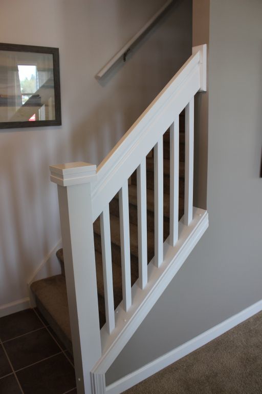White Stair Railing | Modular Homes by Manorwood Homes an ...